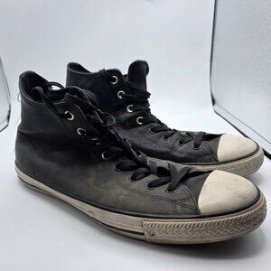 Converse All Star Pro Mens Size 12 Black Leather High Top Skate Shoes 151382C